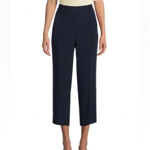 Vince Mid-Rise Tapered Pull-On Pant in dark navy size L